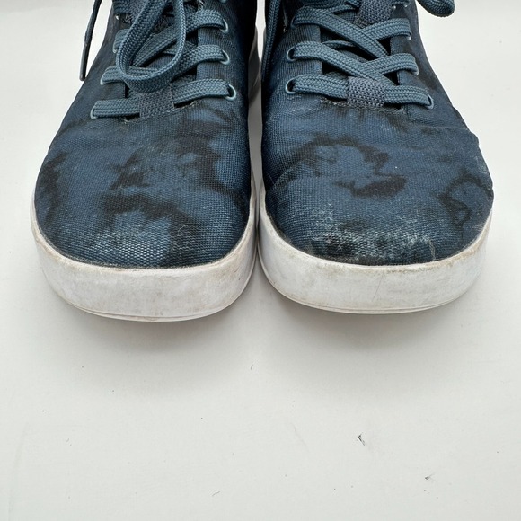 Nobull Sneaker Shoes Mens 6.5 Womens 8 Blue Black‎ Canvas Tie Dye Workout Gym - Picture 6 of 12